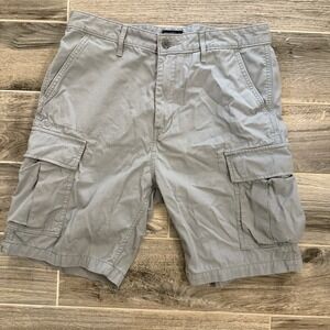Levis Cargo Shorts Mens Tag 34 Khaki Ripstop Tactical Hiking‎ Utility Workwear